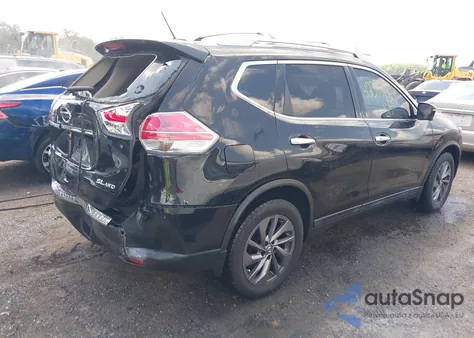 2016 Nissan Rogue Sl z USA, uszkodzony, nr VIN 5N1AT2MV2GC776566